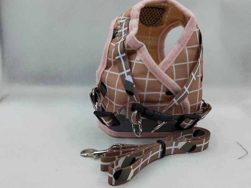 Novas alças de peito, estilo colete, coleira refletiva e respirável para cães, suprimentos para animais de estimação_voghion.com