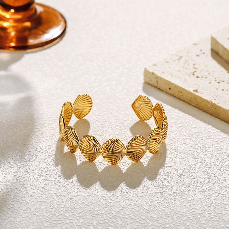 Sommer Strand Urlaub Ozean Element Shell Armband Open Design Schmuck Mode Alle Match Farbe Erhaltung Armband_voghion.com