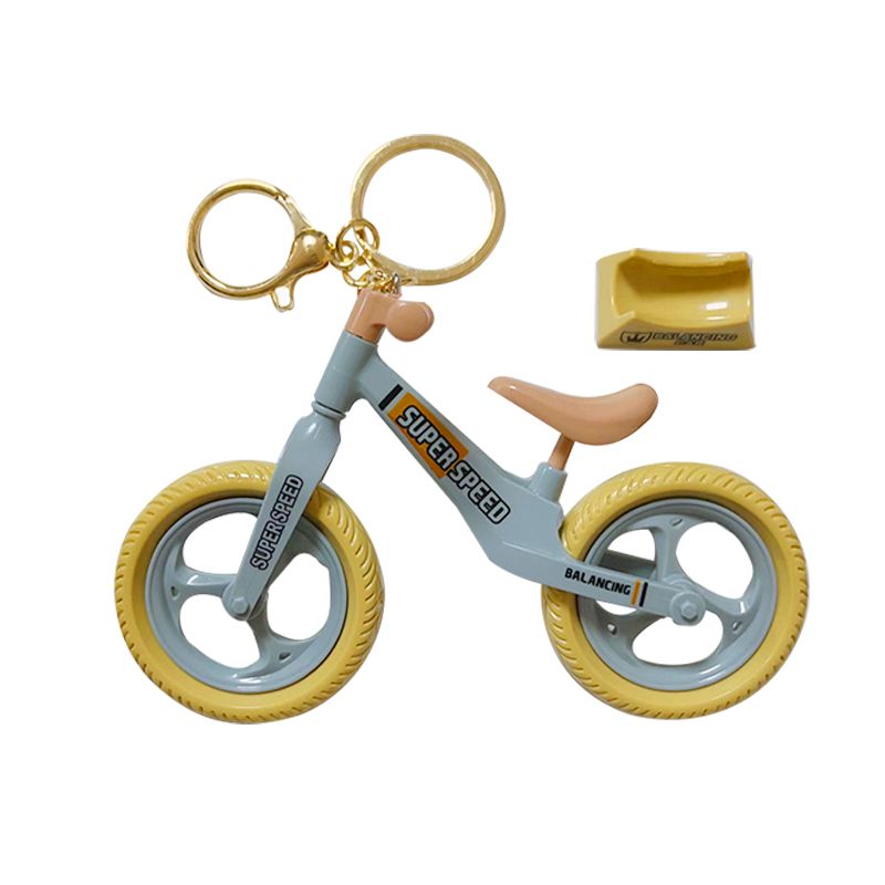 Cartoon Creative Fun, Movable, Slidable Bicycle, Couple Ornament, Key Chain, Small Gift Ornament_voghion.com