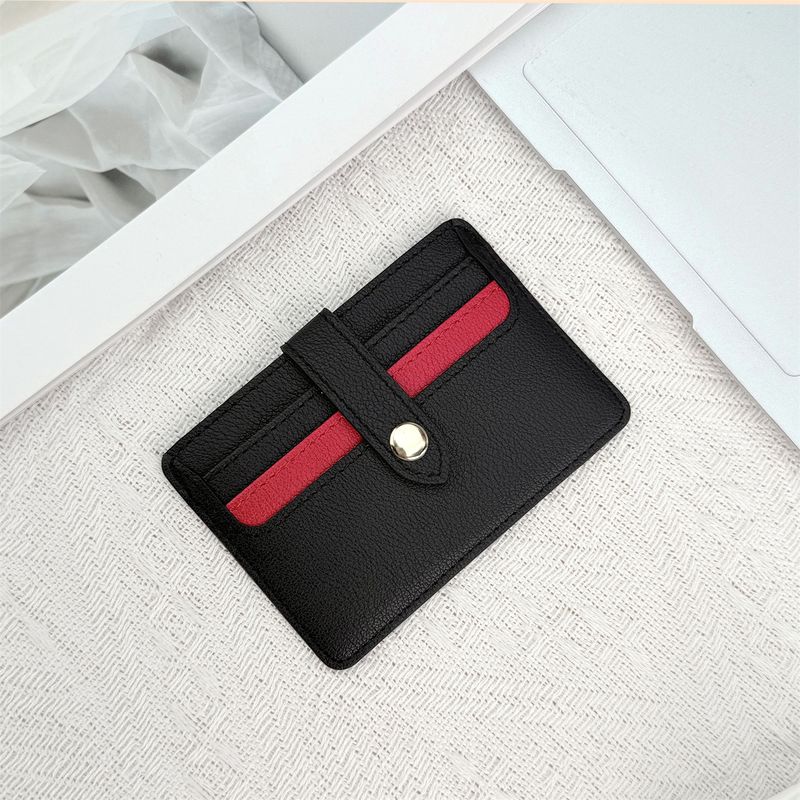 TechGlobe Ultra-Thin Magnetic Back Sticker Phone Holder Leather Card Case ID Organizer Compact Universal Wallet_voghion.com