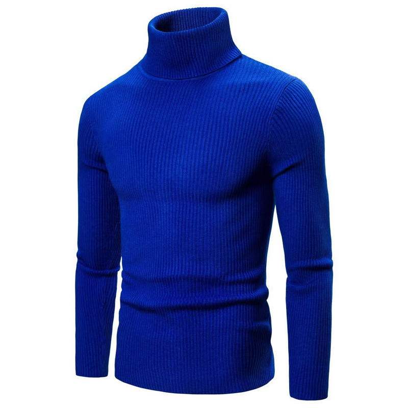 Herrenpullover mit Fleece-Stehkragenmantel, Herren-Strickjacke_voghion.com