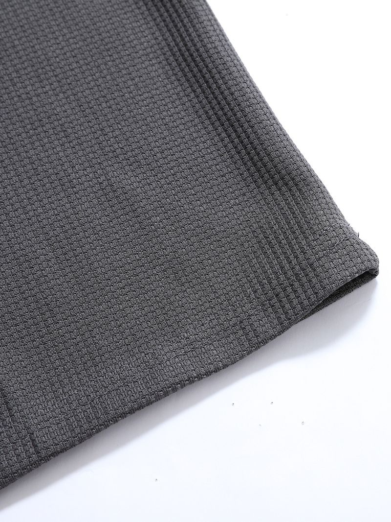Spring And Autumn New Men's T Shirt Sweater Casual Sports Colorblock Long Sleeve Turtleneck Half Zipper Top_voghion.com