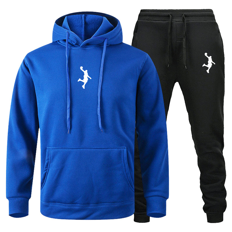 Ensemble de pulls pour hommes, vêtements de sport décontractés, ensemble de pulls pour couple à manches longues automne et hiver, ensemble de pantalons de salle de bain deux pièces_voghion.com