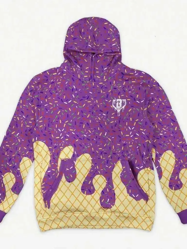 Felpe con cappuccio neutre da donna, comode e sportive all'aperto, con stampa 3D, stile di vita da baseball da uomo, autunno e inverno 2025, serie Ice 101_voghion.com