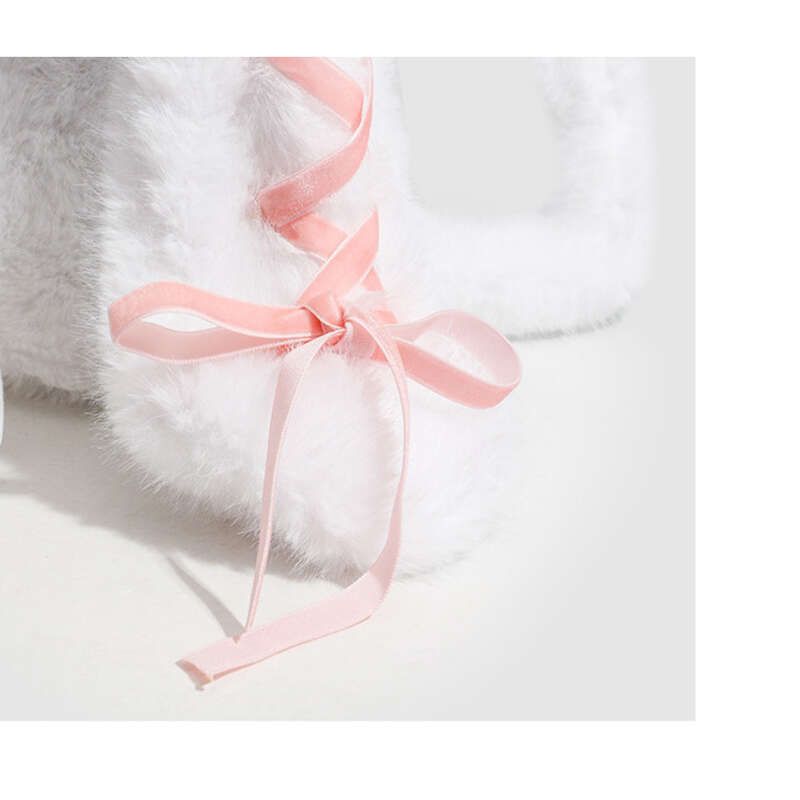 Zaino in peluche a forma di coniglietto con capacità 2025, borsa trendy per studenti, moda invernale Hundred_voghion.com