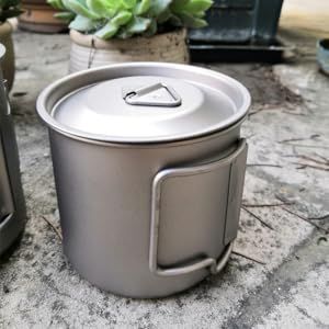 Generic Lightweight Titanium Cup Lid For Outdoor Adventures, 95mm, Silver Gray_voghion.com