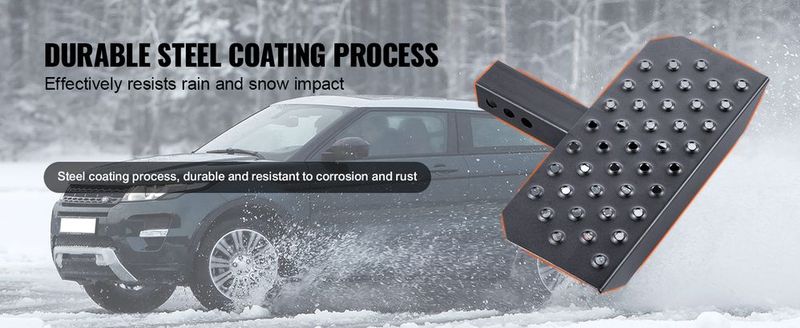 VEVOR Hitch Step For 2" Receiver Universal Trailer Tow Rear Bumper Guard Steel_voghion.com