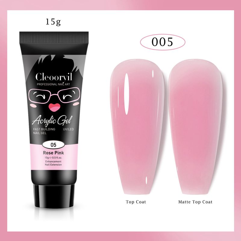 UV Solid No Paper Tray Quick Extension Model Nail Phototherapy Crystal Glue 15ml_voghion.com