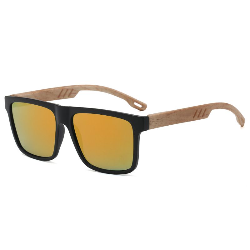 Nuovi occhiali da sole alla moda, versatili e alla moda, con protezione UV in bambù per uomo_voghion.com
