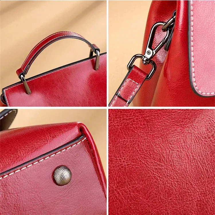 Toptrends Vintage Vera Pelle Tracolla Larga Borse a Tracolla per Donna Trend Er Borse da Donna con Manico Corto_voghion.com