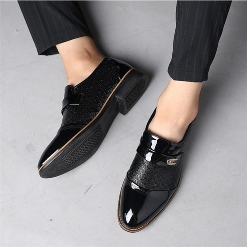 Chaussures de soirée en daim Derby formelles pour femmes, imperméables en cuir_voghion.com