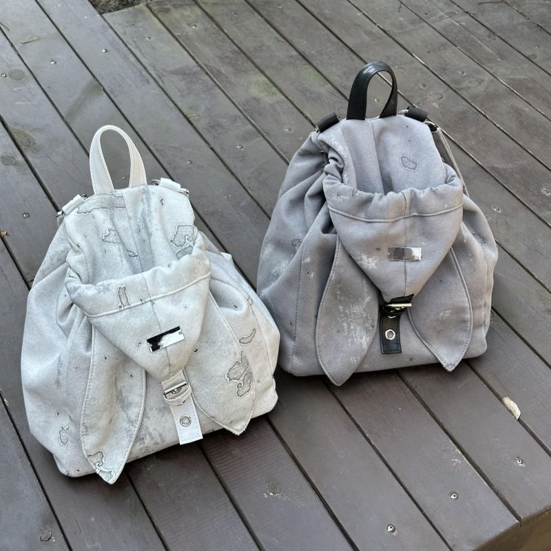 Spring And Summer New Cute Tie-Dye Rabbit Hooded Large Capacity College Students Shoulder Bags College Wind Backpack Fashionable Hundred Casual_voghion.com