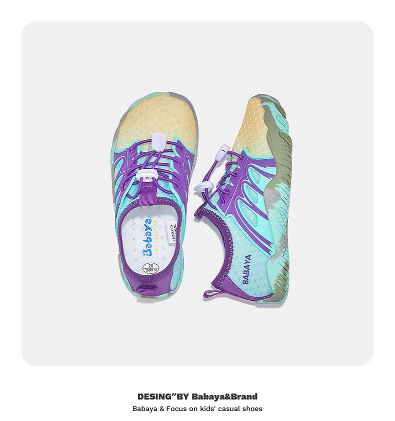 XD-YS50821 Girls' Sports Sandals, Summer New Children's Casual Breathable Running Shoes, Boys' Thin Single Mesh Shoes_voghion.com