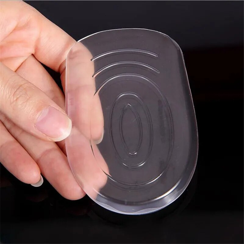 Nuove solette ortopediche in gel di silicone Cuscinetto posteriore Coppa del tallone per dolore calcaneare Cura dei piedi per la salute Supporto per cuscinetti per speroni_voghion.com