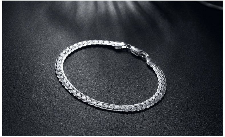 S Pure Personalisierte Männer und Paare, Dickes, kräftiges Drachenkopf-Silberarmband für Frauen, Geschenk für Sie_voghion.com