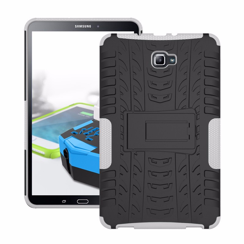 Für Samsung GALAXY Tab A A6 10,1 2016 fall T580 T585 T580N T585N 10,1 zoll Tablet TPU + PC Stoßfest Stand Abdeckung_voghion.com