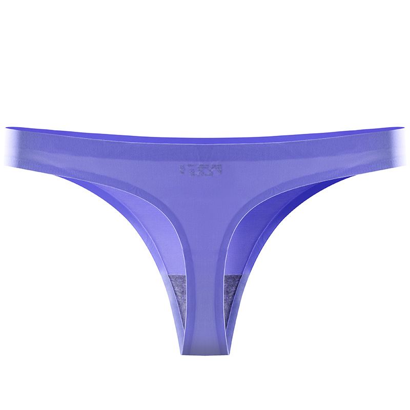 2025e Sexy Underwear Sports Fitness Thong Ice Silk Seamless One-Piece Invisible Fit Low Waist T-Pants Women_voghion.com