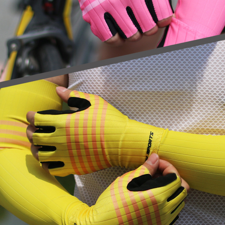 DH Cycling Half Summer New Bicycle Sports Short Finger Gloves Breathable Fishing Fitness Outdoor_voghion.com