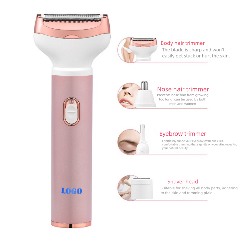 Multifunktionales elektrisches Gerät für private Teile und den ganzen Körper, Intim-Haarentfernungsgerät für Frauen, USB-Ladeset_voghion.com