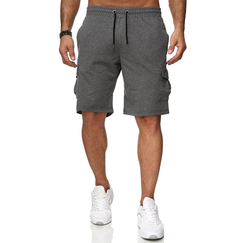 Große Herren-Shorts mit mehreren Taschen, kurze Sport-Overalls, Fitness-Hosen, Sport- und Freizeit-Shorts_voghion.com