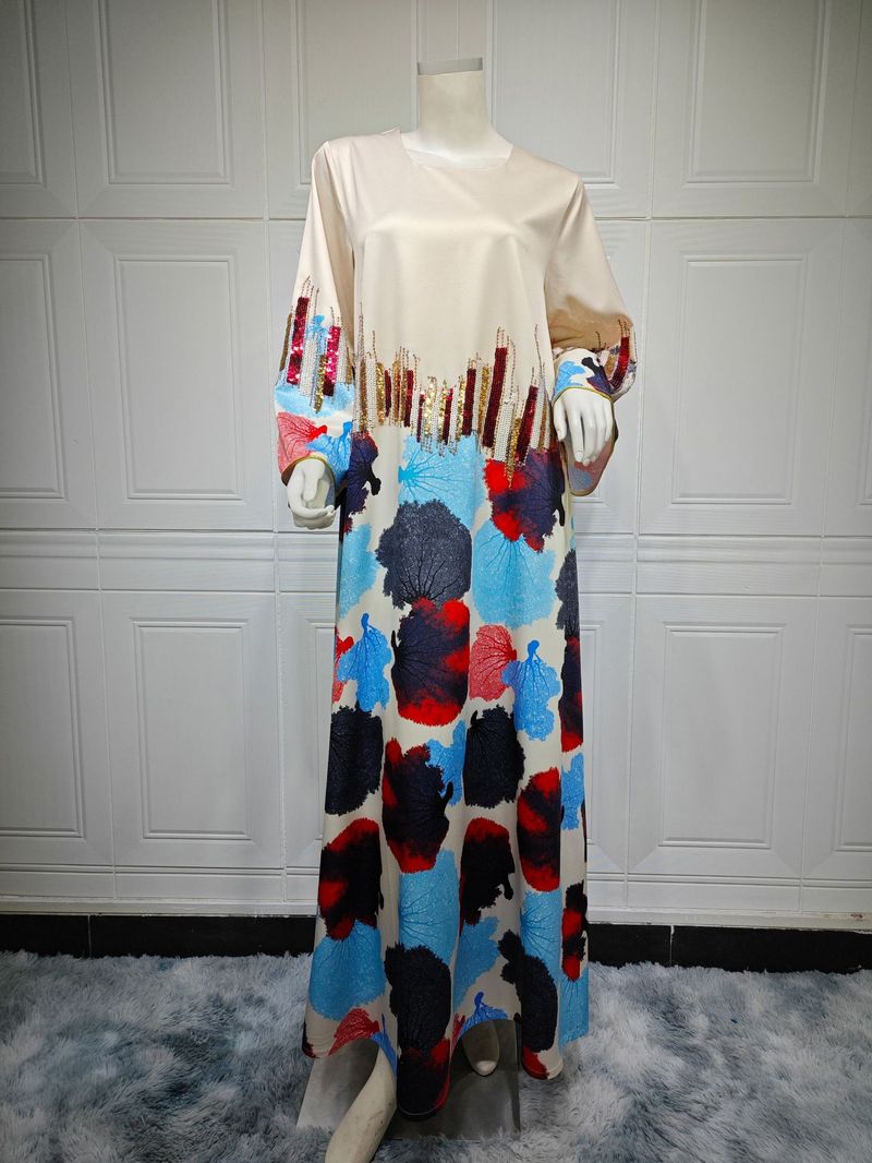 Muslimische Abaya Mit Seilstickerei, Damenrobe, Traditionell, Modern, Wunderschön, Ramadan_voghion.com