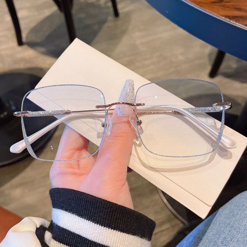 New style reading glasses fashion ladies starlight anti blue light reading glasses vibrato reading glasses eye protection_voghion.com