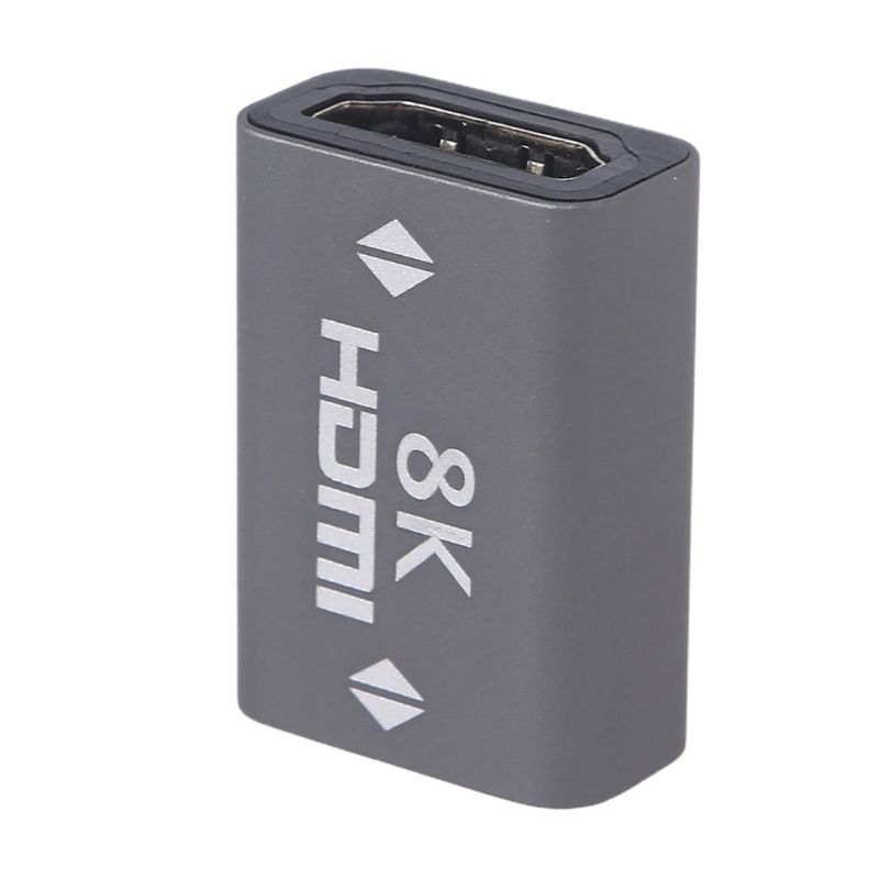 HDMI-kompatibel Buchse auf Buchse Adapter 8K HDR Koppler Verlängerung Stecker Legierung Shell für TV Stick Chrome PS4_voghion.com