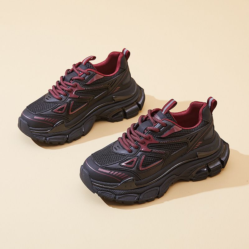 Scarpe da papà alla moda per le donne, stile autunnale, nuove scarpe da ginnastica sportive con suola spessa alla moda coreana_voghion.com