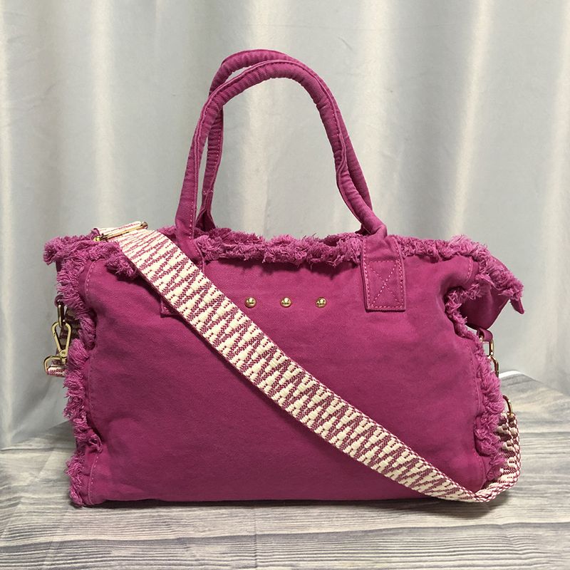 Großes Fassungsvermögen, Reisetasche aus gebürstetem, gewaschenem Canvas, grenzüberschreitende, modische, tragbare Ein-Schulter-Yogatasche, Wochenend- und Freizeitreisetasche_voghion.com