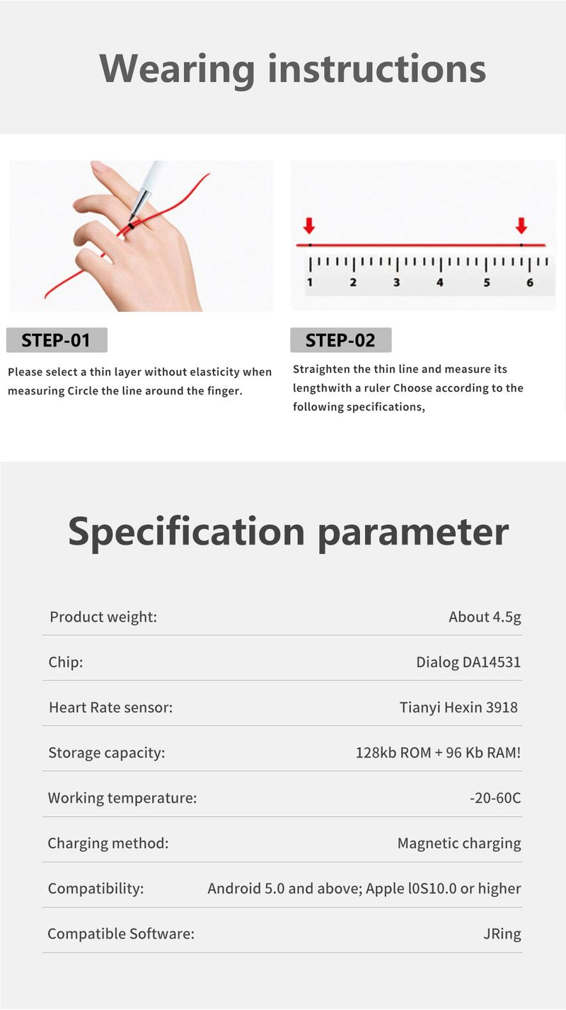 Smart Ring Can Brush Video E-book, Monitor Heart Rate, Blood Oxygen Sleep, Remote Control Photo, Sports, Women's Health, Smart Ring_voghion.com