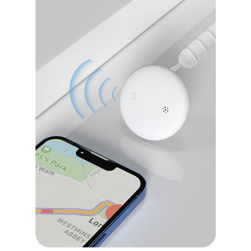 Mini traceur Bluetooth étanche – Dispositif anti-perte pour clés, portefeuille, sacs | Localisateur à distance intelligent_voghion.com