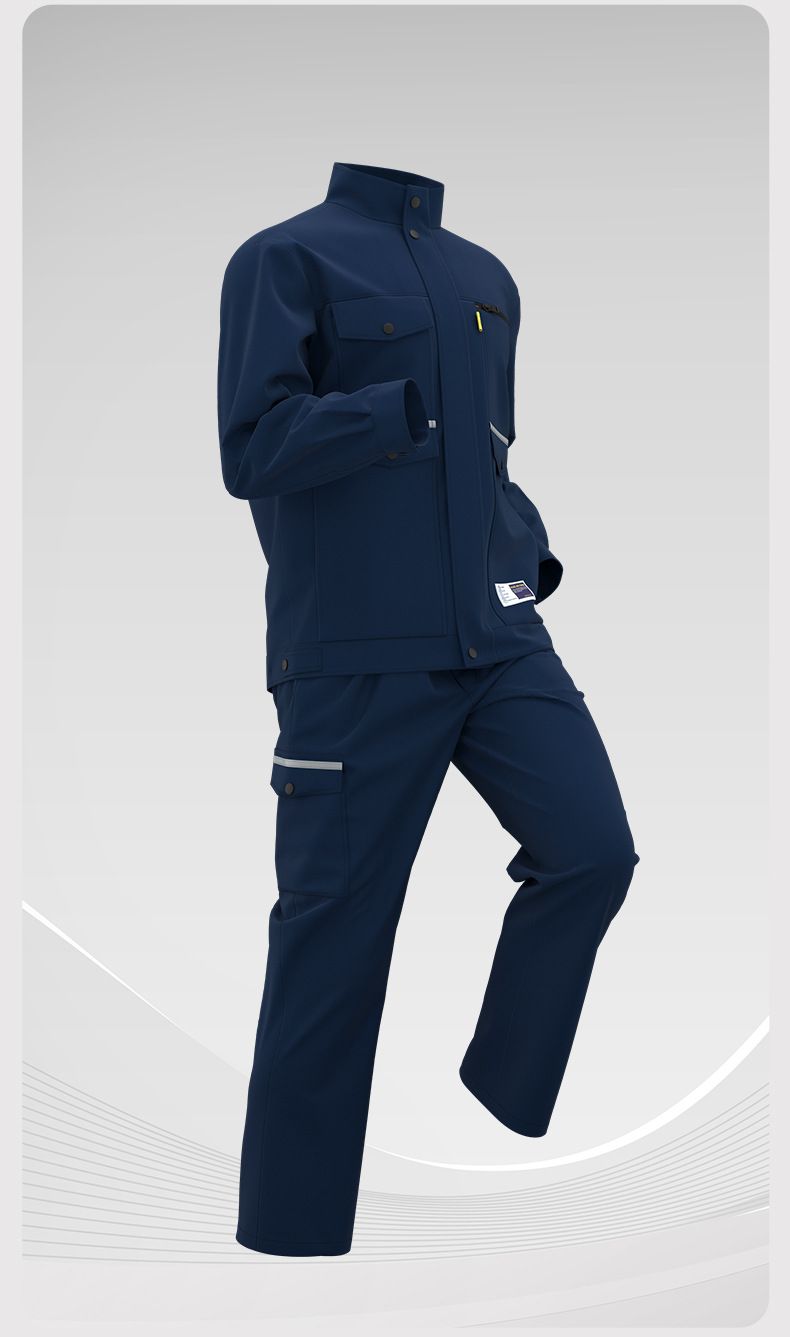 Anti-Static Workwear Set - Durable & Customizable Safety Uniform For Mechanics & Factory Workers (Navy/Blue/Khaki, S-5xl)_voghion.com