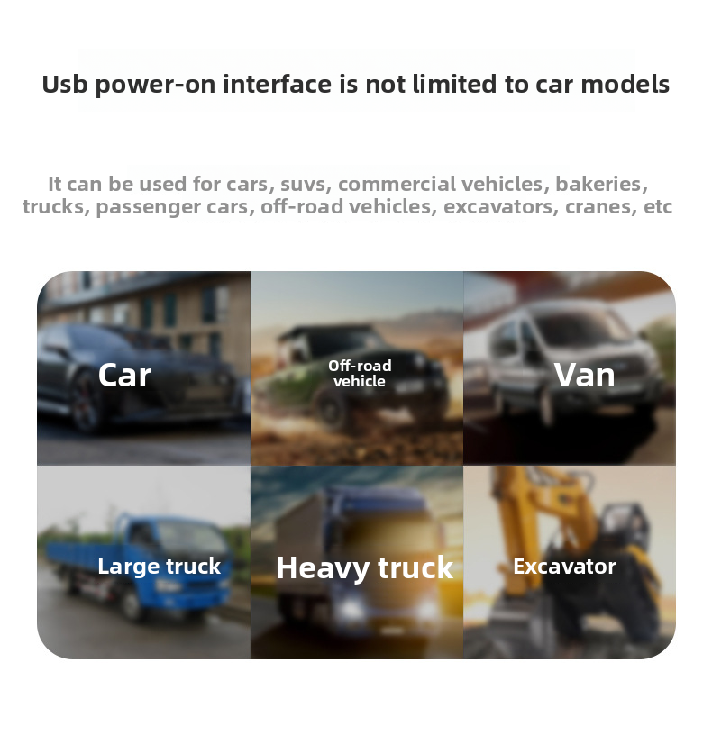 F4207 Rear Dual Head Fan USB Car Vehicle Use_voghion.com