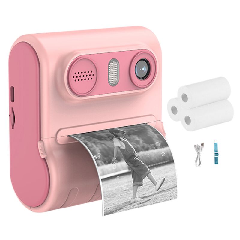 46MP Instant Print Camera Toddler Camera Creative Mini Thermal Printer For Kids_voghion.com