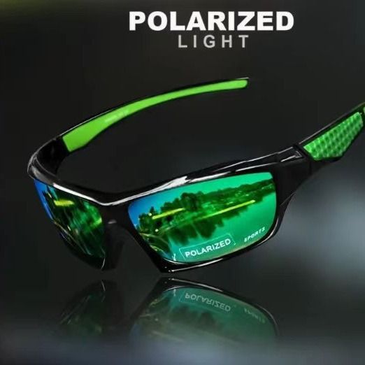 Polarisierte Sonnenbrille für Herren, bunter Film, für den Außenbereich, Nachtsicht, Fahrer, Radfahren, Sportbrille_voghion.com
