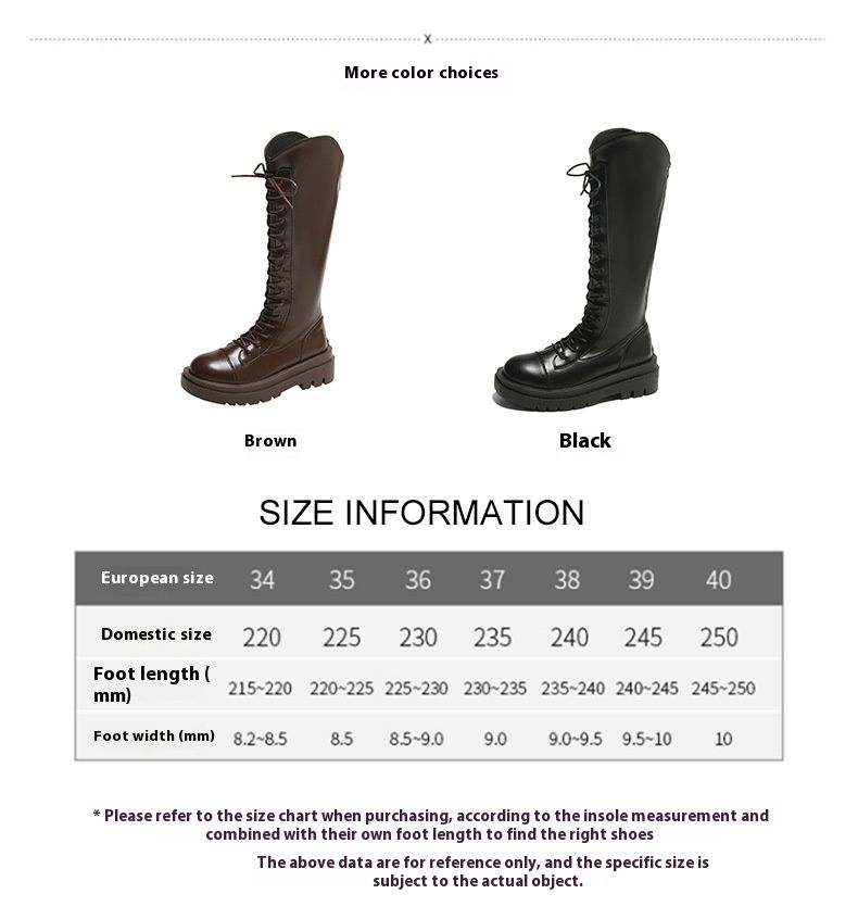 Brede Lange Herfst Winter Nieuwe Collectie Knieband Laarzen Dames Dikke Bodem Ridder Laarzen_voghion.com