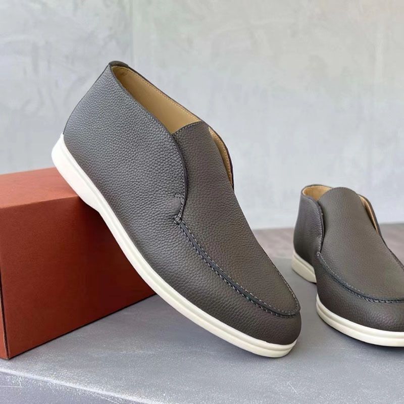 23 Neue Le Fu-Schuhe für Männer und Frauen, flache Sohlen für Faule, Freizeitschuhe aus Leder mit einem Fuß, Schuhe in Übergröße_voghion.com