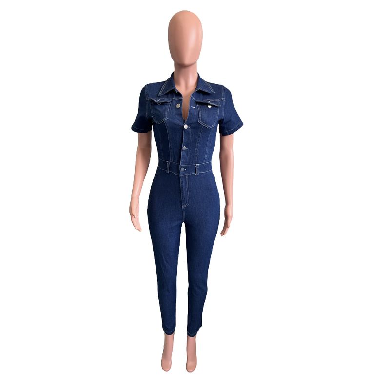 Dameskleding Nieuwe Stijl Sexy Slim Fashion Skinny Denim Jumpsuit Damesjeans_voghion.com