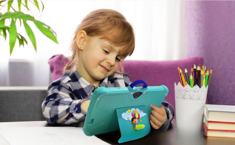 Exportieren Sie 7-Zoll-Kinder-PC Android 12 Anti-Drop- und explosionsgeschütztes Tablet_voghion.com