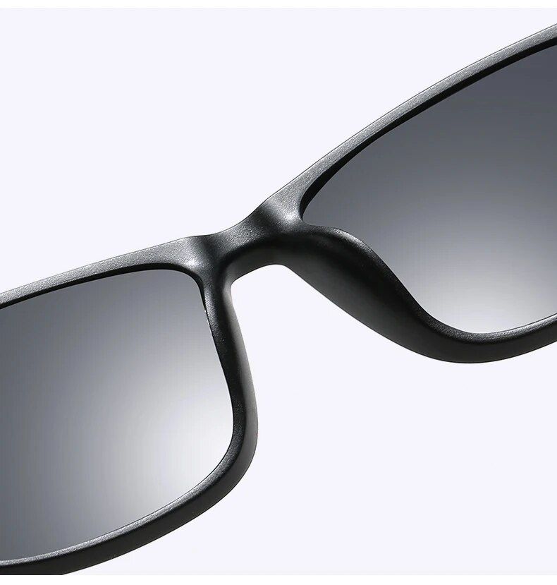 Mode Luxe Heren Gepolariseerde Mode Vintage Vierkante Ultralichte tr90 Frame Ride Fishing Zonnebril voor Man UV400 Bril_voghion.com