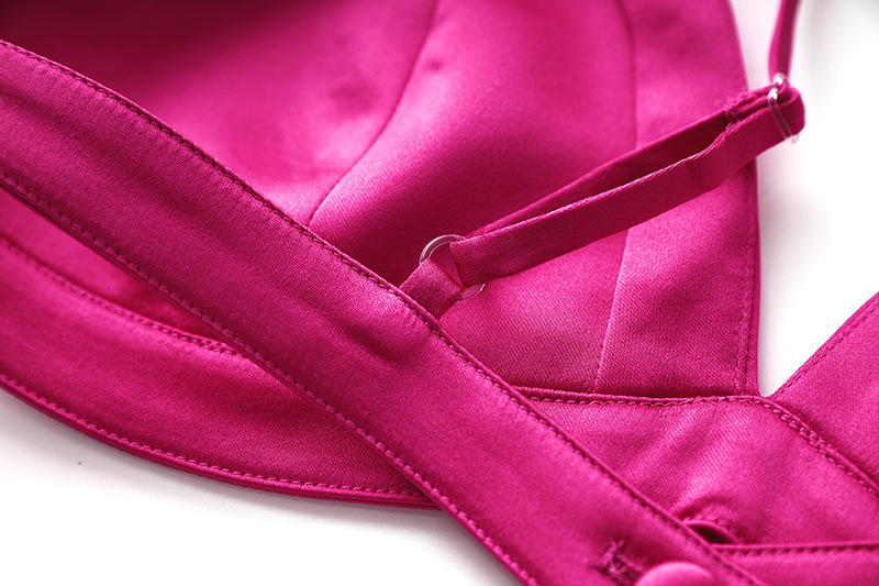 Feminino high-end francês retro primavera e verão estilo cetim brilhante nicho design terno jaqueta colete saia curta conjunto de três peças_voghion.com