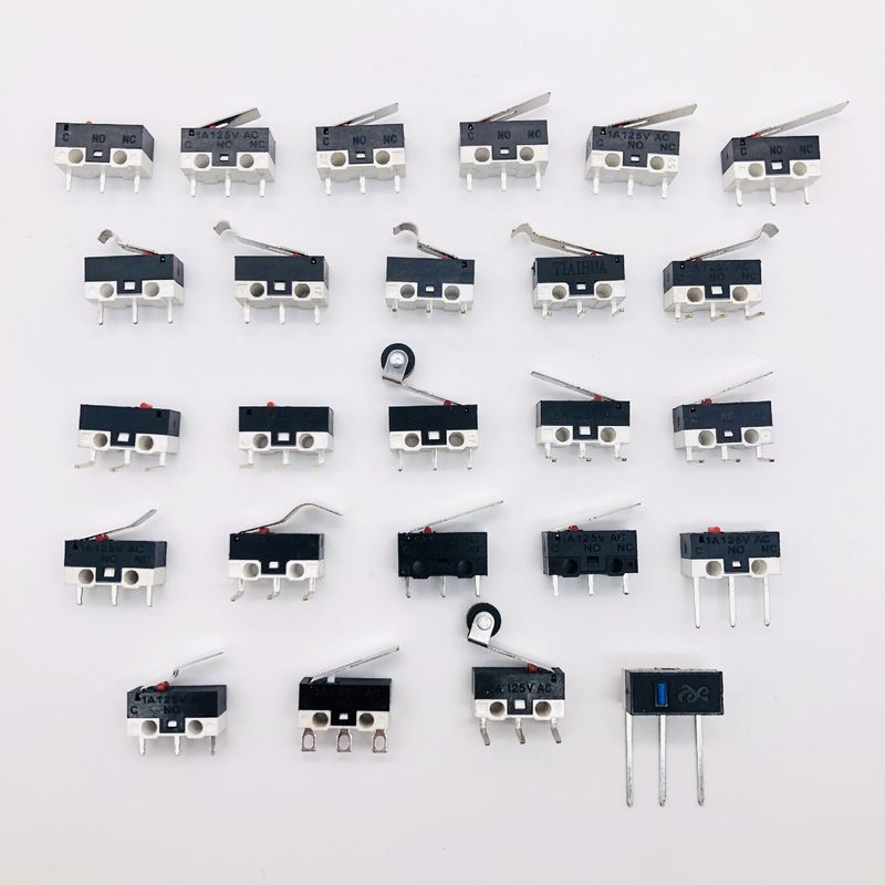 Digitex Digitex Mouse 2A 125V Three-Pin KW10 Small Micro Straight Pin Bent Pin/With Handle Roller Travel Point Switch_voghion.com