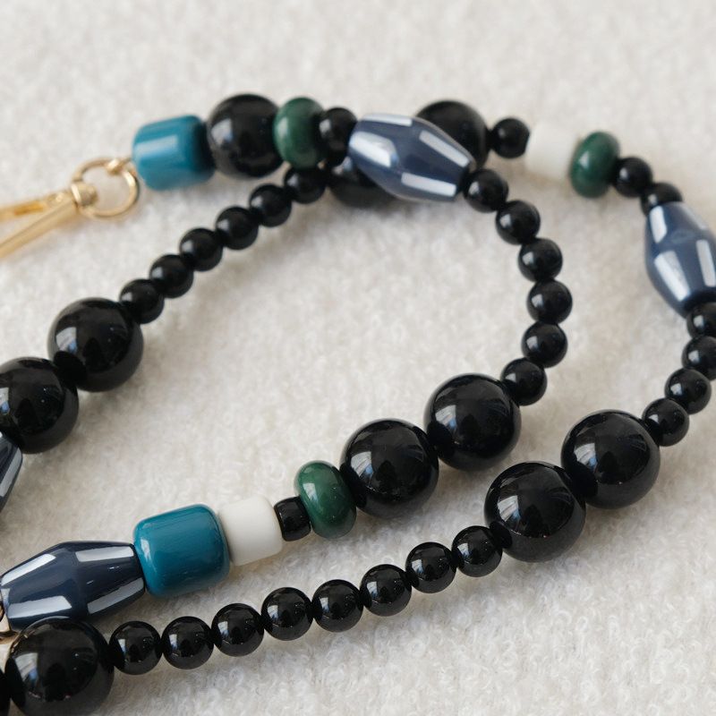 Acrylic Bead Fashion Handbag Accessories Underarm Single Shoulder Beaded Bag Strap Versatile Phone Chain_voghion.com