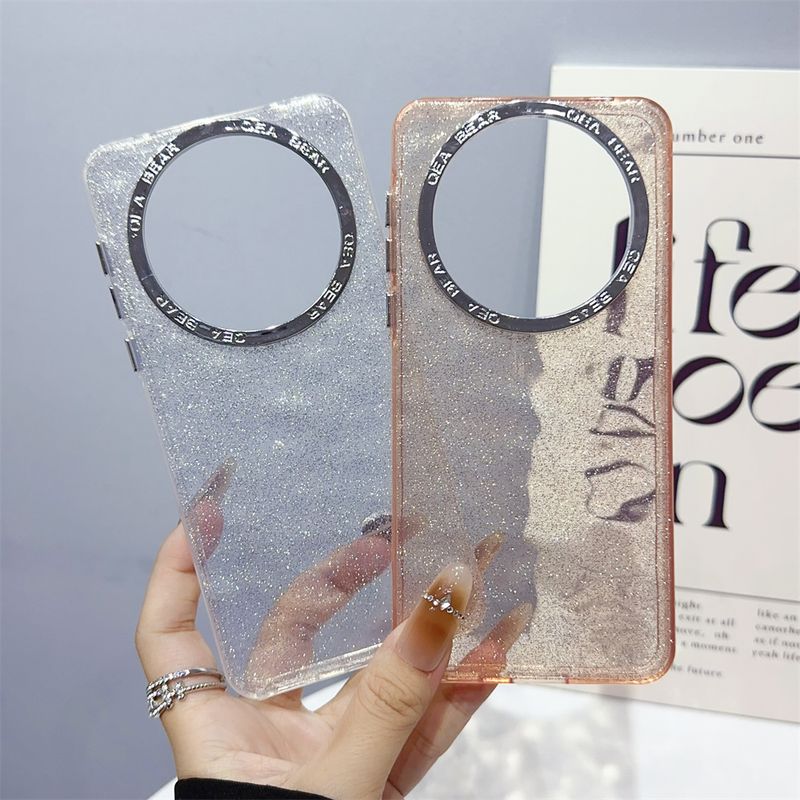IMD Starry Shiny Glitter Transparente Hülle für Huawei P70 P60 P50 P40 Pro Mate 60 50 40 30 Überzug Kristall Stoßfängerabdeckung_voghion.com