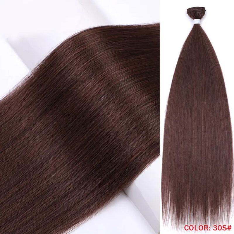 Extension per capelli Parrucche Rebecca parrucca parrucca capelli lisci ultra lunghi fibra chimica capelli tenda parrucche_voghion.com