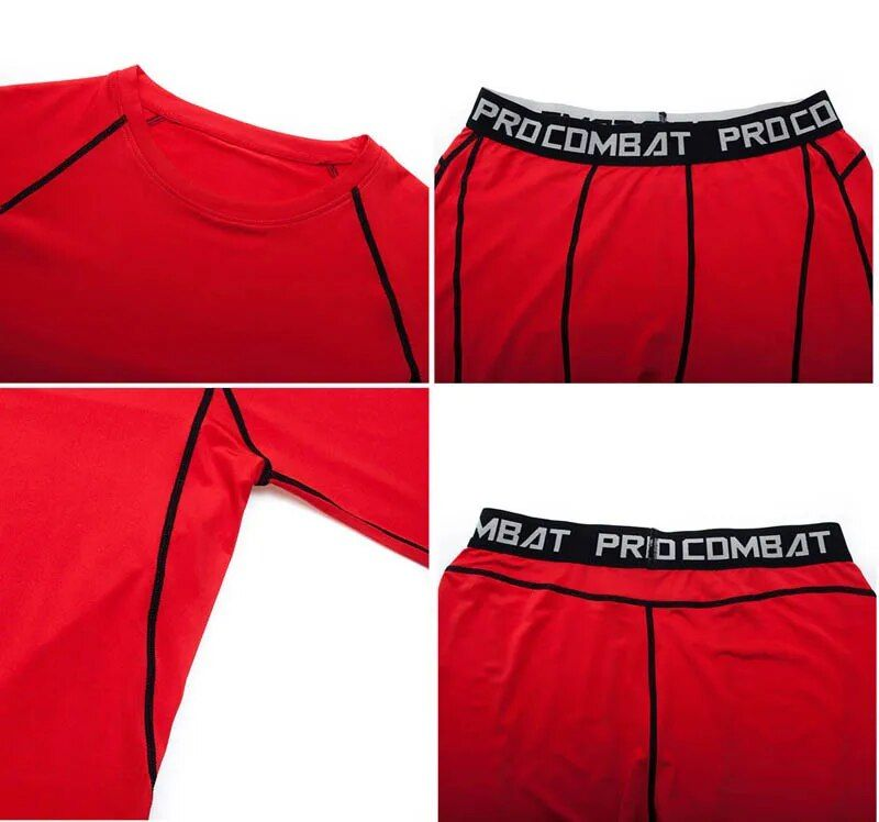 Nouveau T-shirt de Compression Rashgard Fiess manches longues en cours d'exécution hommes T-shirt de gymnastique maillot de Football vêtements de sport sport serré_voghion.com