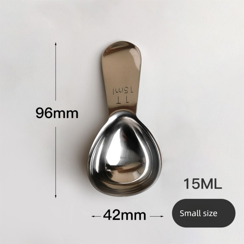 51mm Stainless Steel Moka Dual-use Tamper Spoon For Coffee Pot, Pressing Hammer And Filling Tool_voghion.com