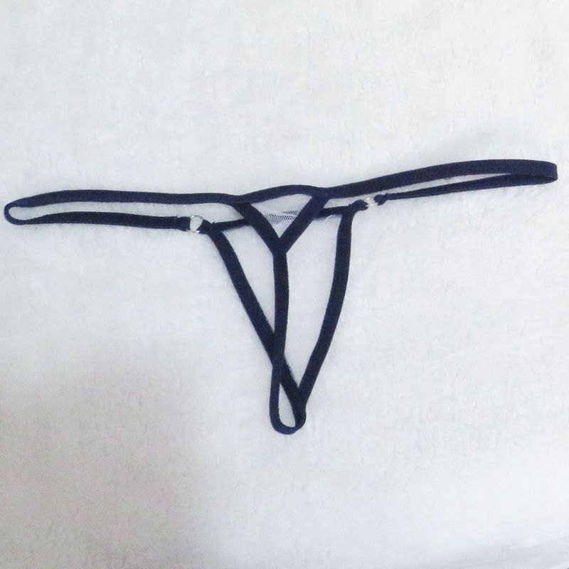 Intimates aluspesu Seksikad Pamas Pama püksid Läbipaistvad võrkkangast lumehelveste mustriga T-kujulised aluspüksid T-seljaga miniujumistrikoo Ujumisriided_voghion.com