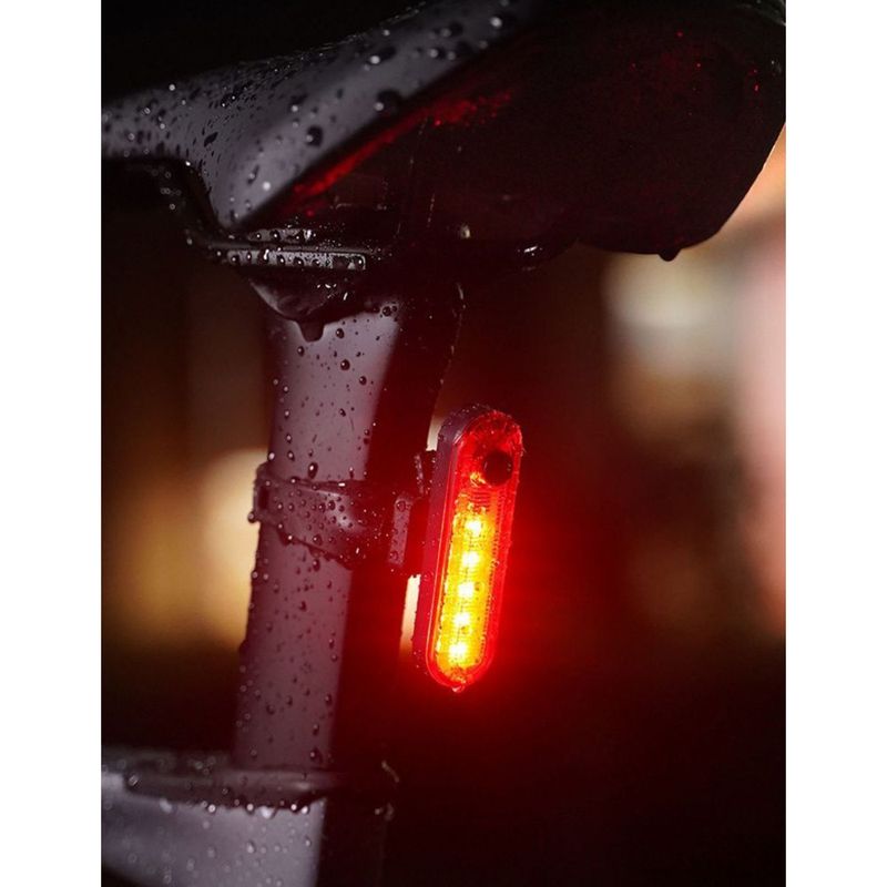 Feu arrière de vélo rechargeable en forme de cœur, éclairage d'avertissement pour la route, équipement de cyclisme de nuit pour VTT_voghion.com