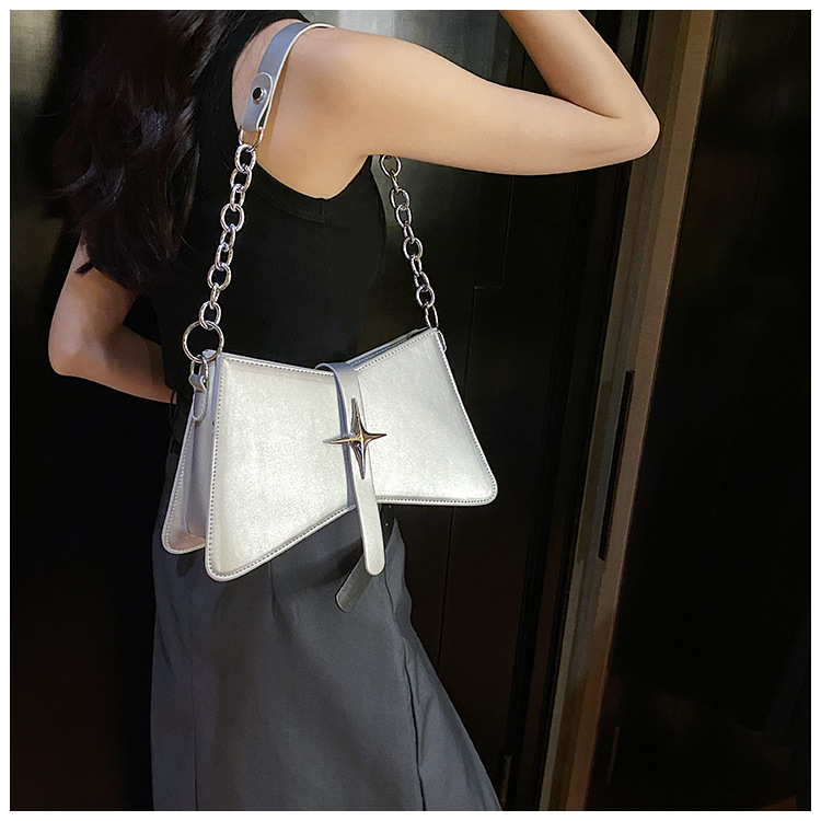 Underarm Bag Women's 2023 New Niche Design High-end Foreign Style Chain Shoulder bag fashion Messenger small square bag_voghion.com
